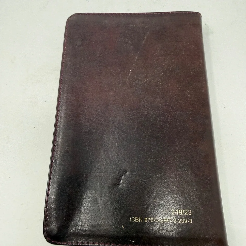 Saint Joseph Confirmation Book Rev Lawrence Lovasik Burgundy Leather Zip Case